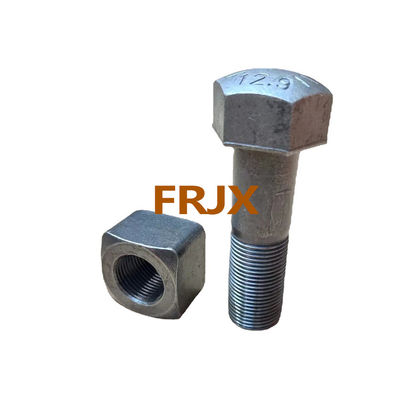 Boulons de voie de bulldozer ZA Grade 12.9 HRC52-58 Boulons métalliques solides moulés à froid certifiés ISO