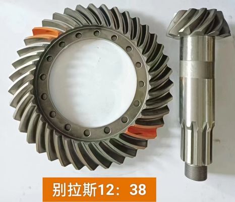 Forgeage, coulée, engrenage à bille en spirale pour le camion Belaz 7055